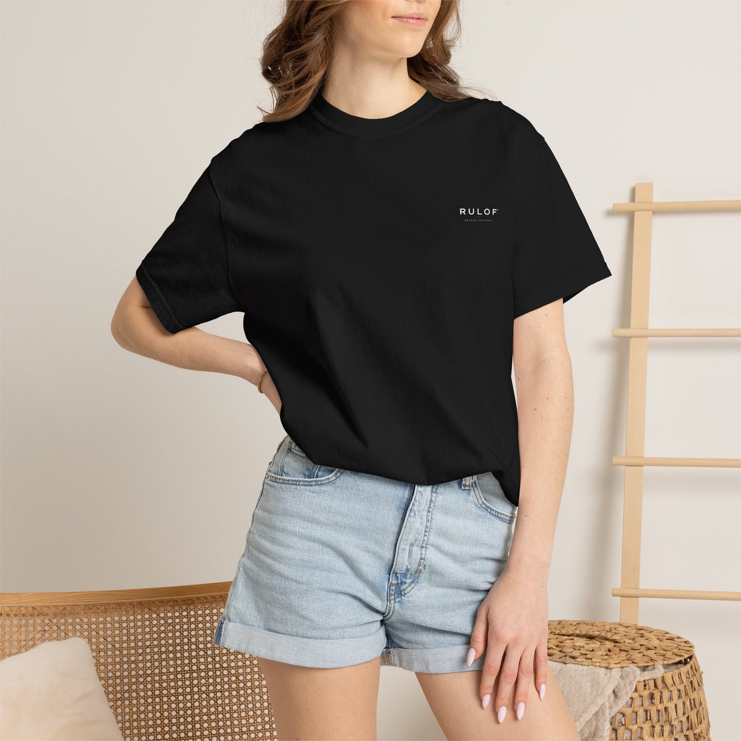 Path of Light Heavyweight Garment-Dyed Graphic T-Shirt | Vintage Tee