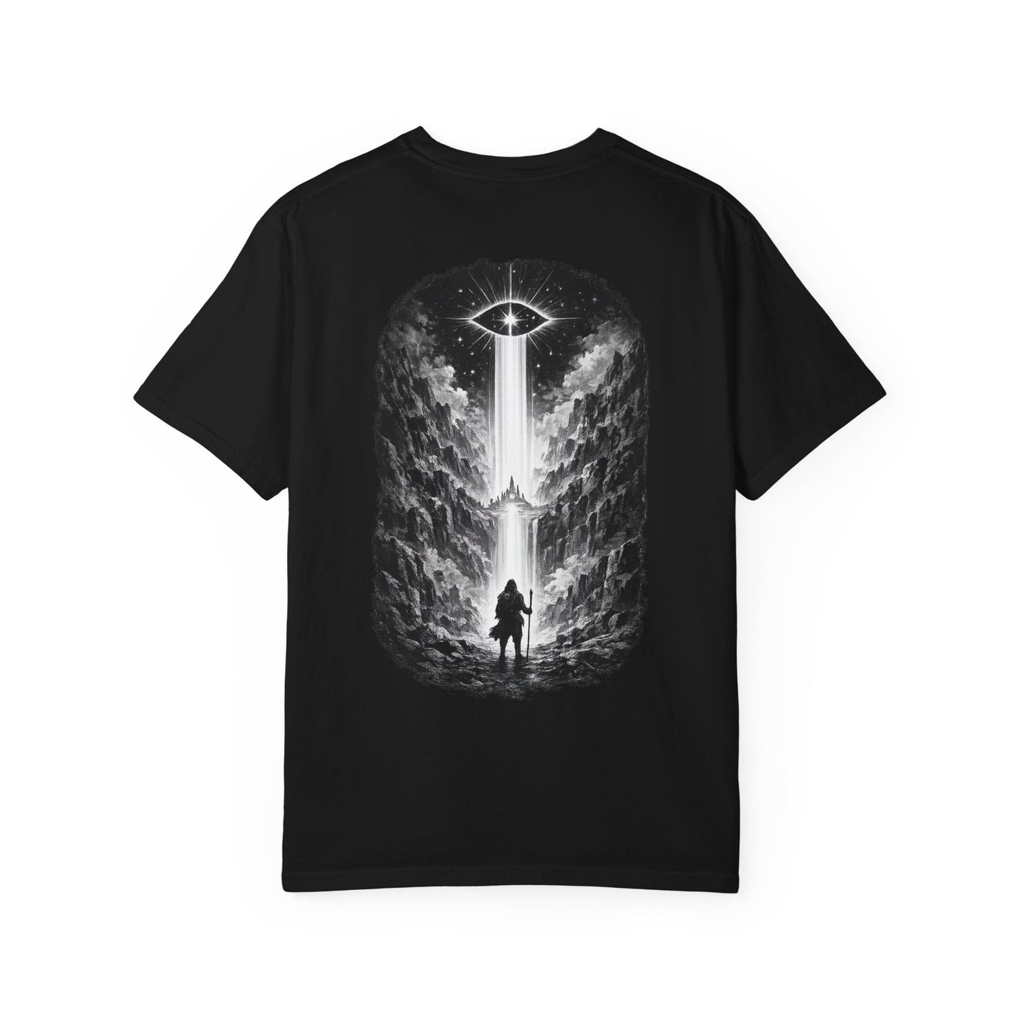 Path of Light Heavyweight Garment-Dyed Graphic T-Shirt | Vintage Tee