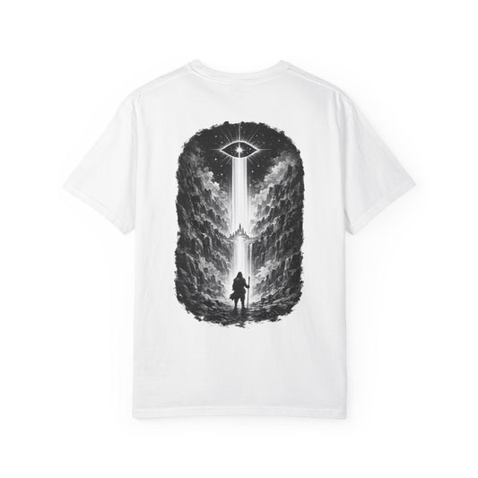 Path of Light Heavyweight Garment-Dyed Graphic T-Shirt | Vintage Tee