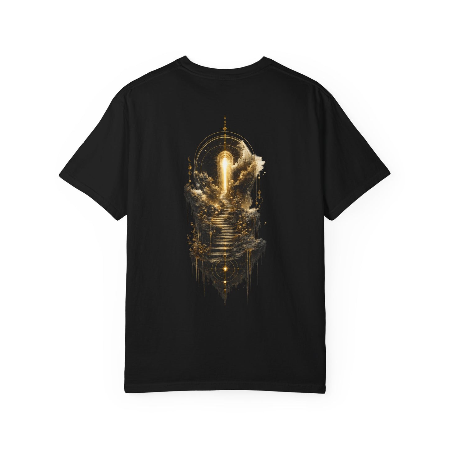 Golden Path Heavyweight Graphic T-Shirt | Abstract Streetwear Tee