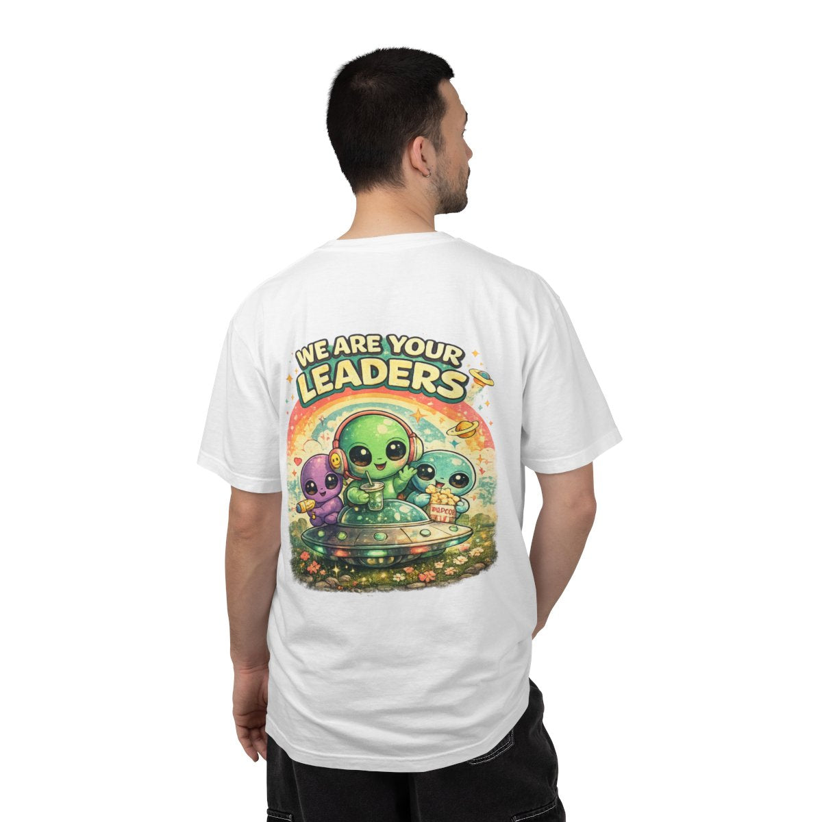 Alien Graphic T-Shirt | Retro Sci-Fi Heavyweight Tee | WE ARE YOUR LEADERS
