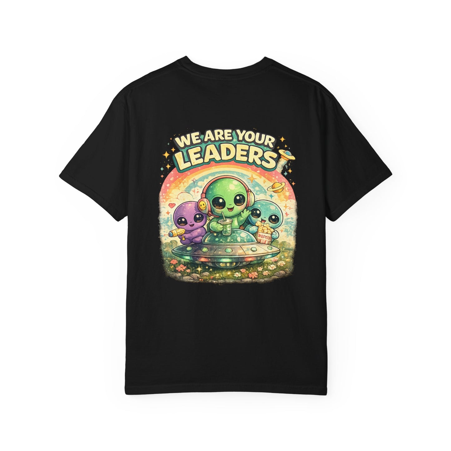 Alien Graphic T-Shirt | Retro Sci-Fi Heavyweight Tee | WE ARE YOUR LEADERS
