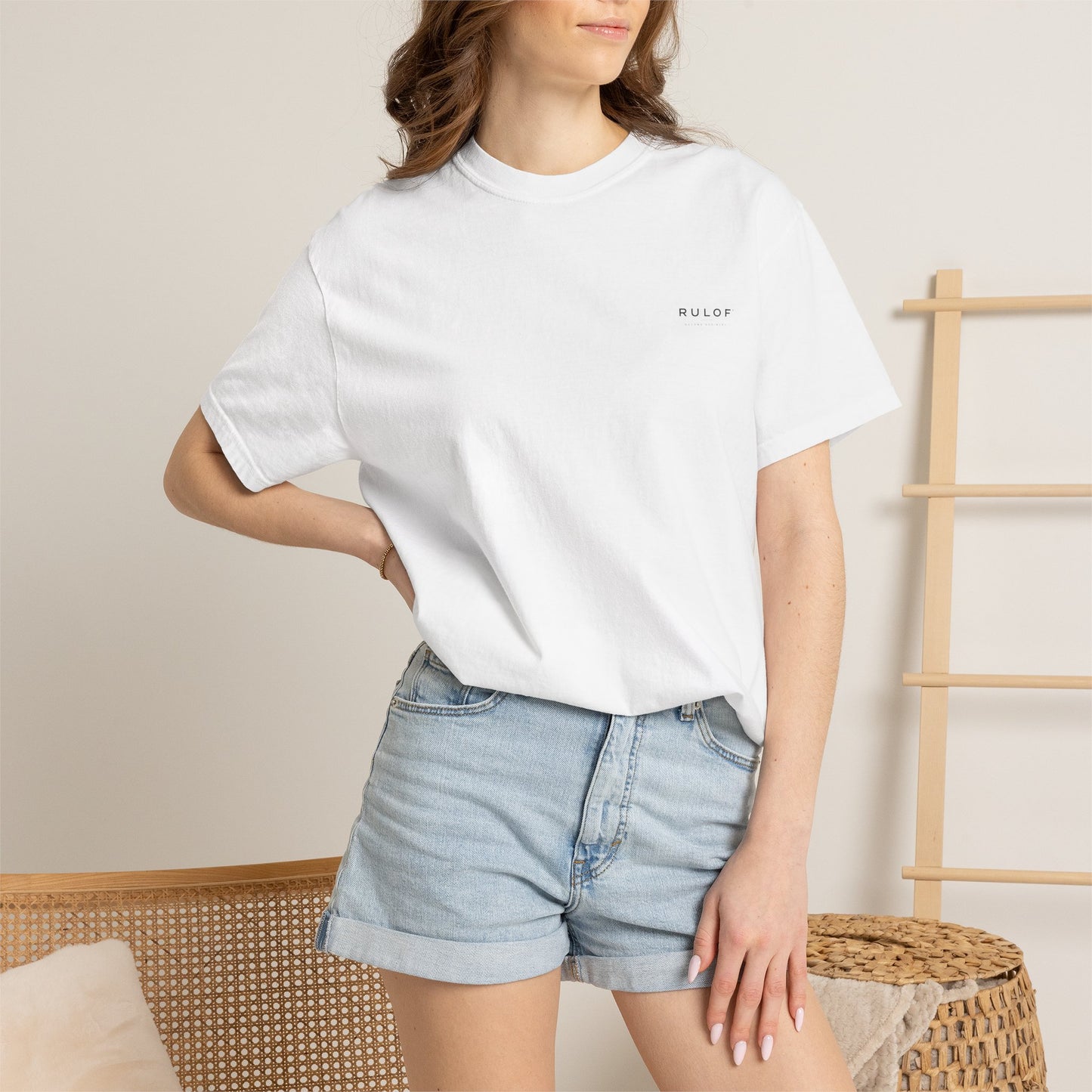 Path of Light Heavyweight Garment-Dyed Graphic T-Shirt | Vintage Tee
