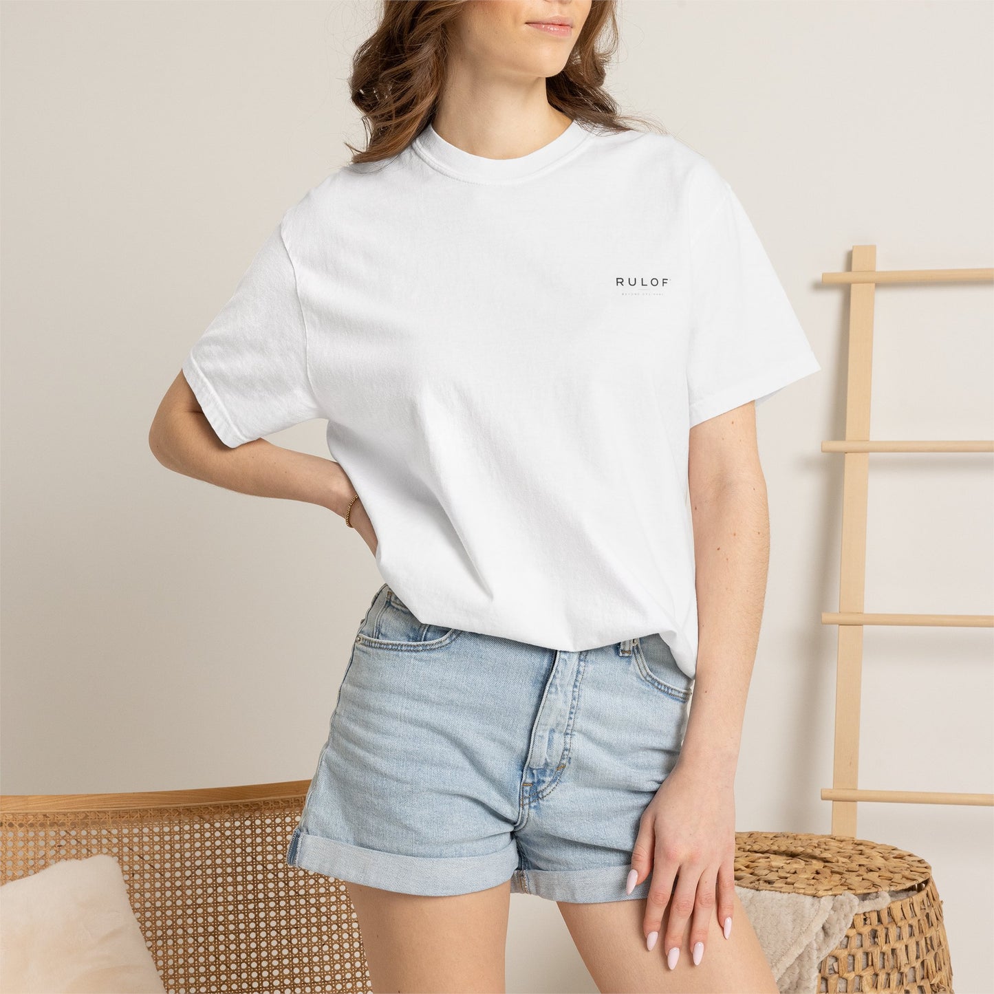 Moonlit Ruins Heavyweight Graphic T-Shirt | Vintage Streetwear Tee